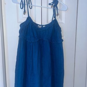 Roxy Blue Ruffle Dress